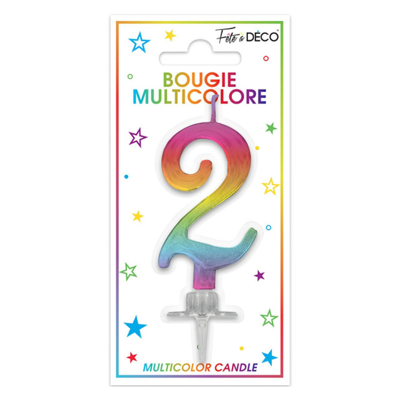BOUGIE METAL MULTI CHIFFRE 2