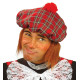 BERET ECOSSAIS AVEC POMPON