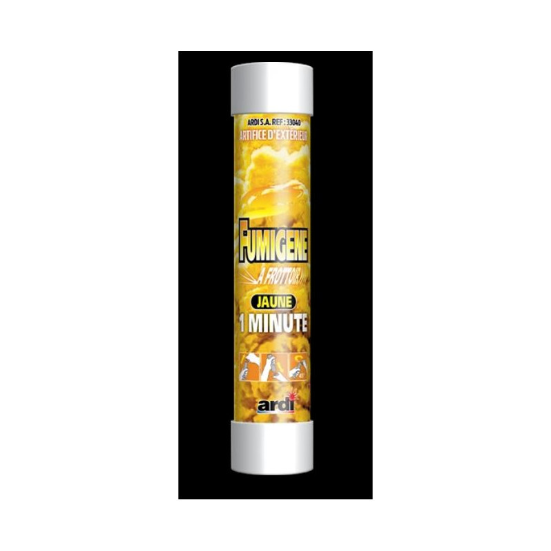 FUMIGENE A FROTTOIR 1 MIN JAUNE