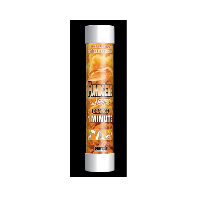 TUBE FUMIGENE FROTTOIR 1M ORANGE