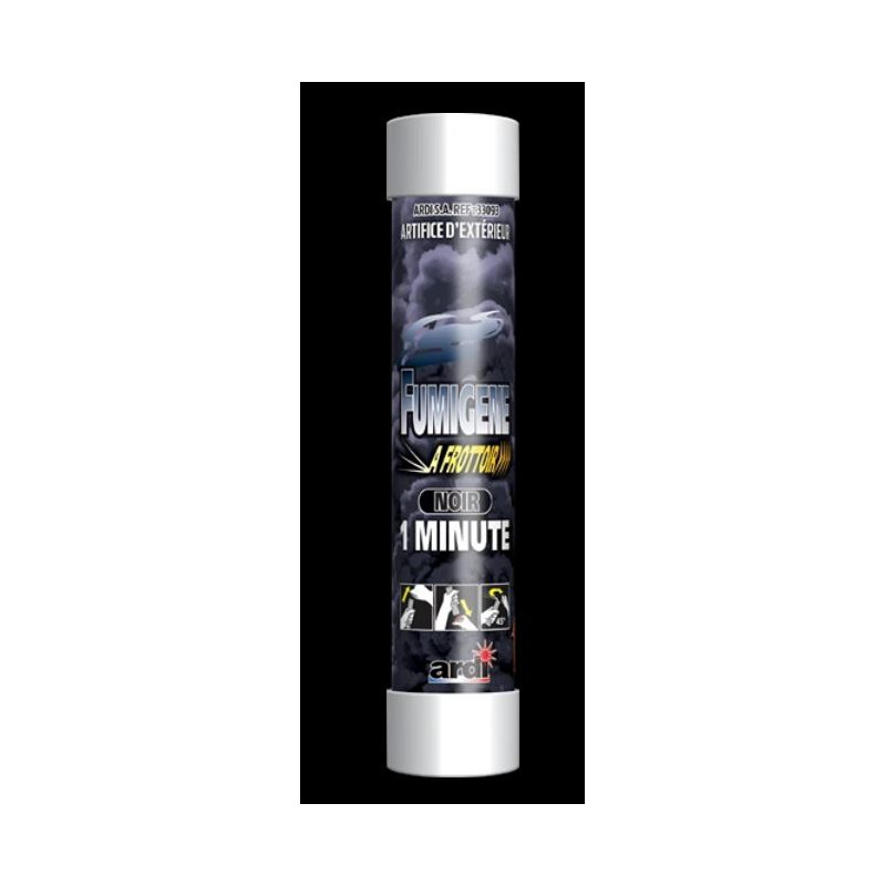 TUBE FUMIGENE FROTTOIR 1M NOIR