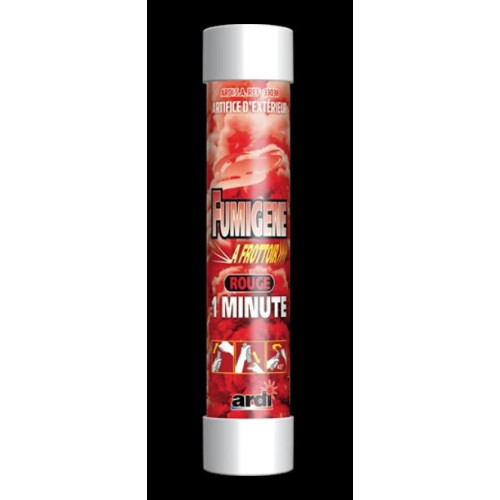 TUBE FUMIGENE FROTTOIR 1M ROUGE