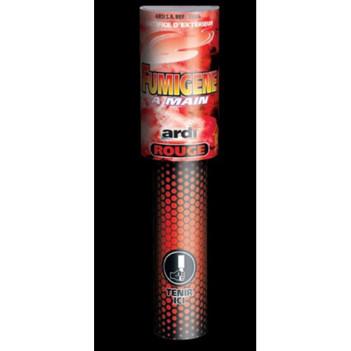 FUMIGENE A MAIN ROUGE
