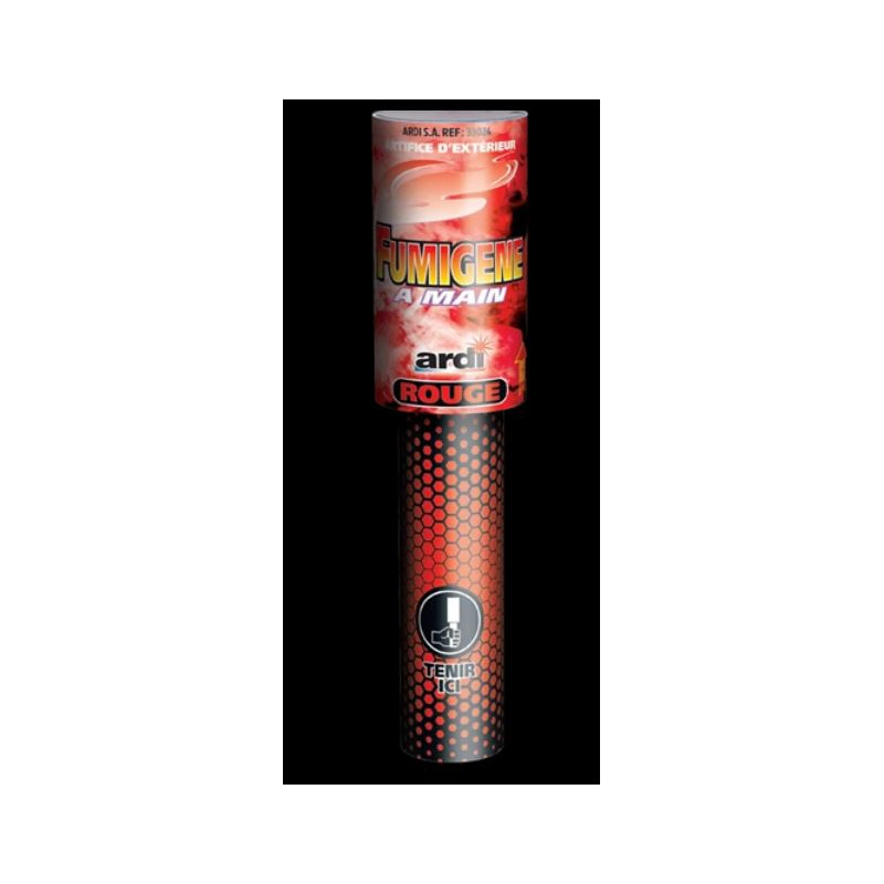 FUMIGENE A MAIN ROUGE