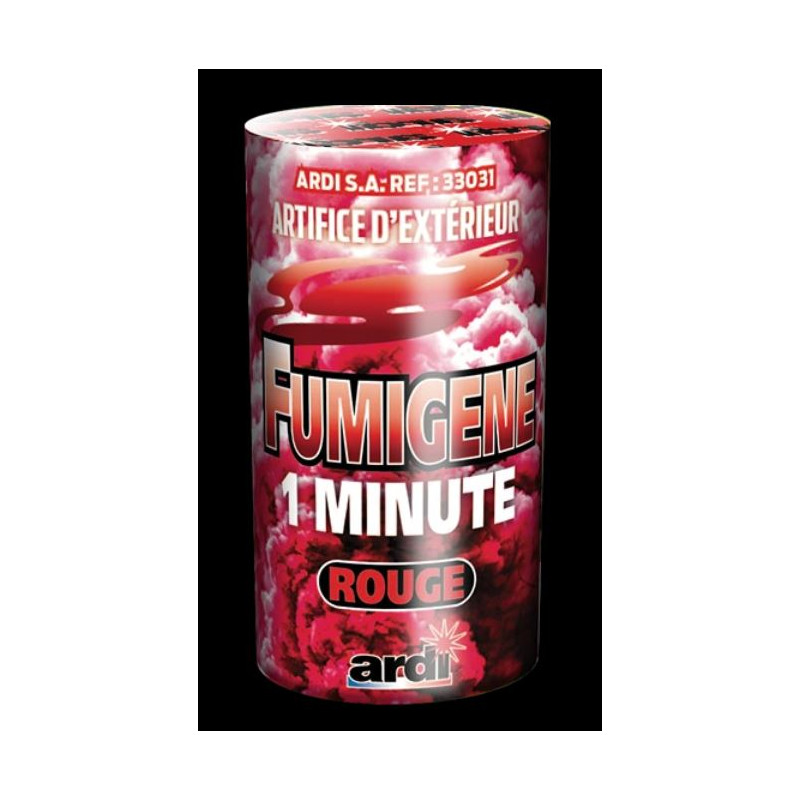 FUMIGENE 1 MIN ROUGE