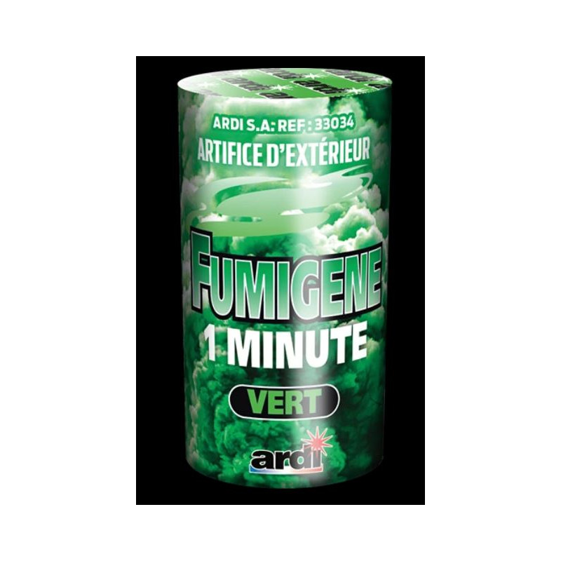 FUMIGENE 1 MIN VERT