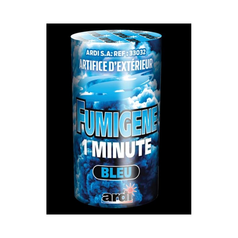 FUMIGENE 1 MIN BLEU