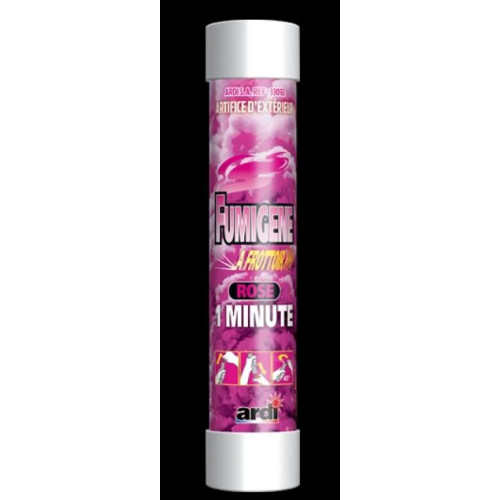 FUMIGENE A FROTTOIR 1 MIN ROSE
