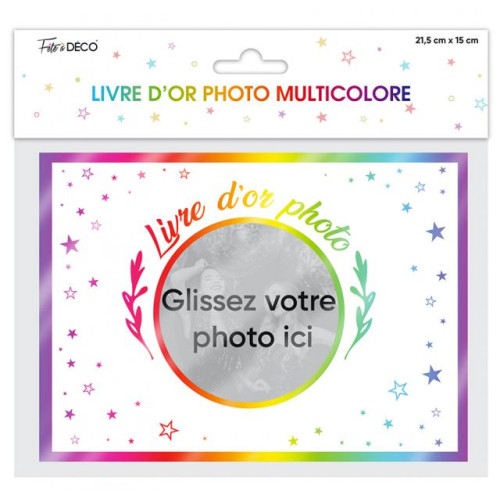 LIVRE D'OR PHOTO MULTICOLORE