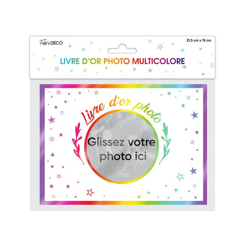 LIVRE D'OR PHOTO MULTICOLORE