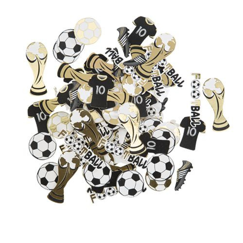 100 CONFETTIS FOOTBALL OR