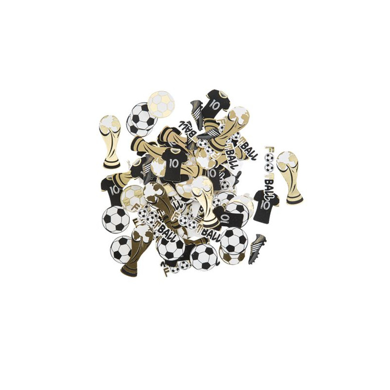 100 CONFETTIS FOOTBALL OR