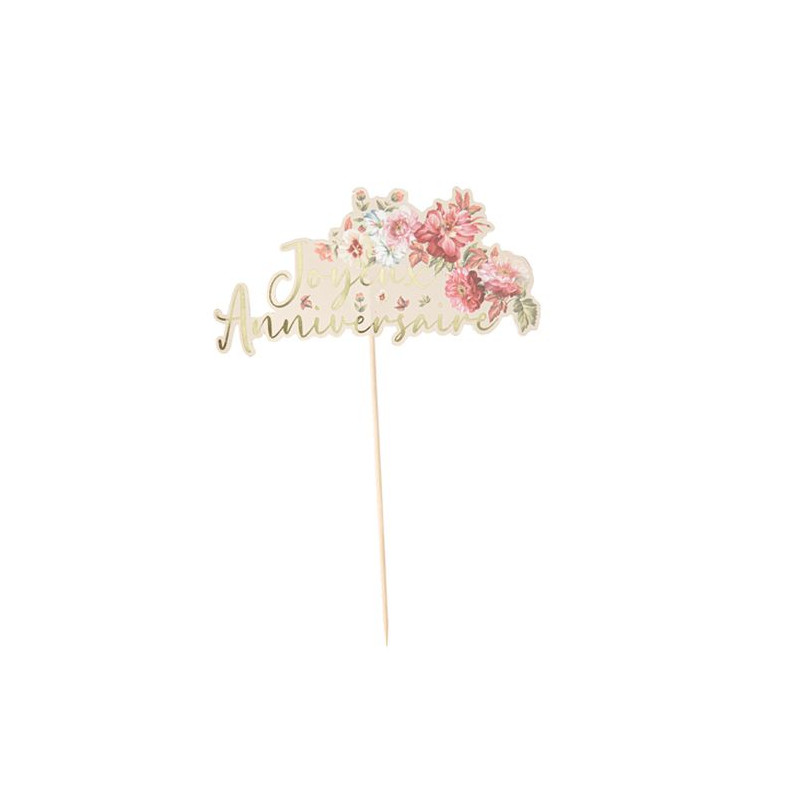 CAKE TOPPER J.ANNIVERSAIRE LIBERTY