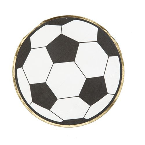 16 SERVIETTES BALLONS DE FOOT