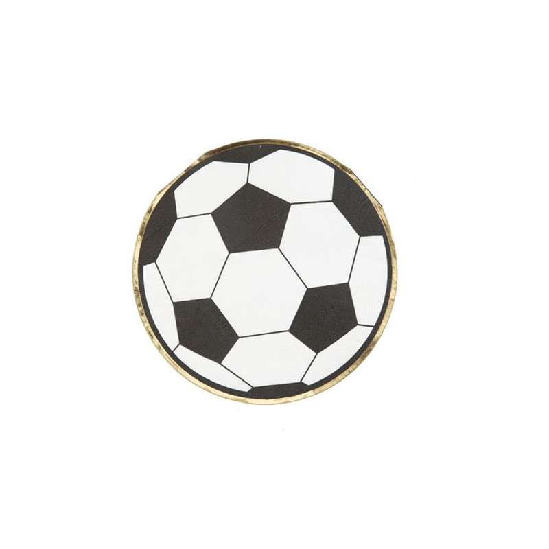 16 SERVIETTES BALLONS DE FOOT