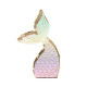 16 SERVIETTES SIRENE PASTEL/OR