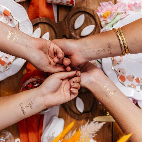 16 TATOUAGES TEAM DE LA MARIEE
