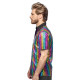 CHEMISE DISCO ARC EN CIEL M
