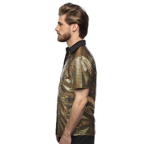 CHEMISE DISCO DIAMOND OR XL