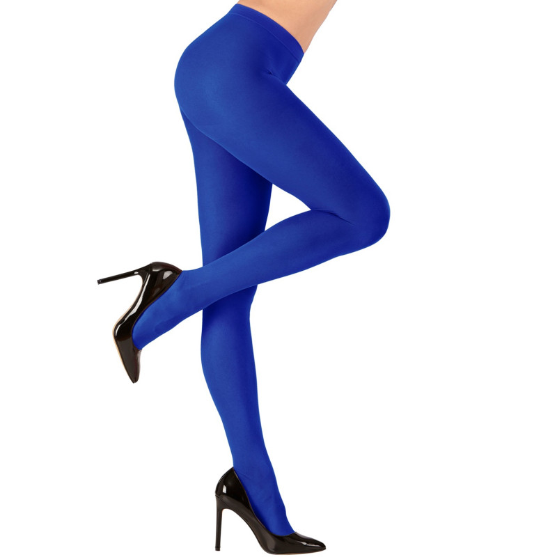 COLLANT COULEUR BLEU