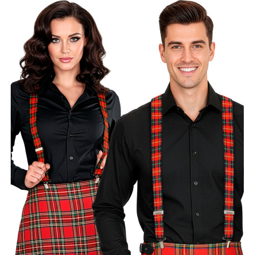BRETELLES TARTAN