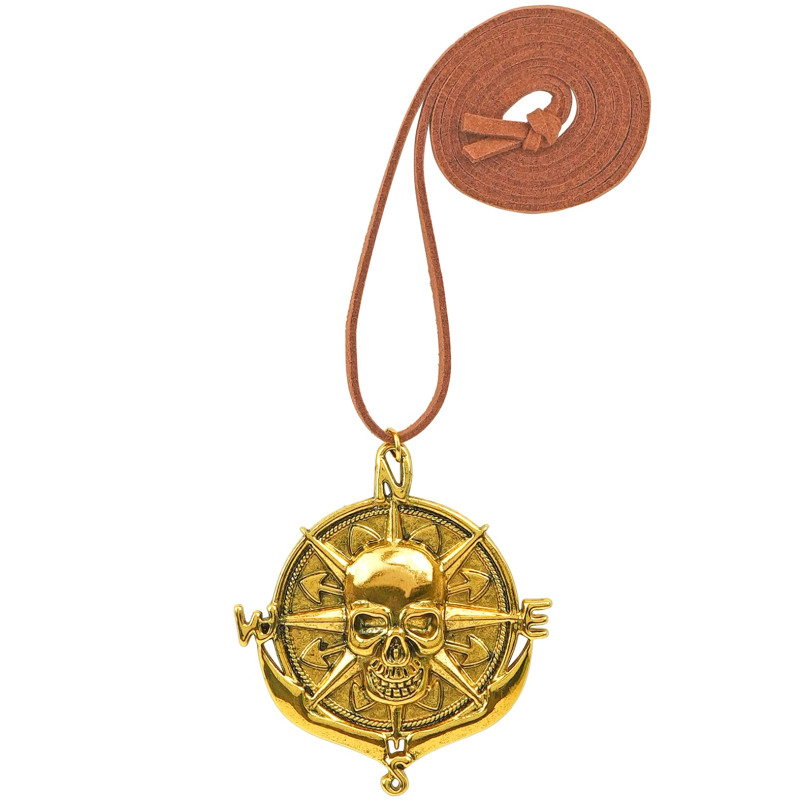 COLLIER AVEC MEDAILLON TETE DE MORT