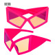 LUNETTES SUPER FLUORESCENTES ROSE