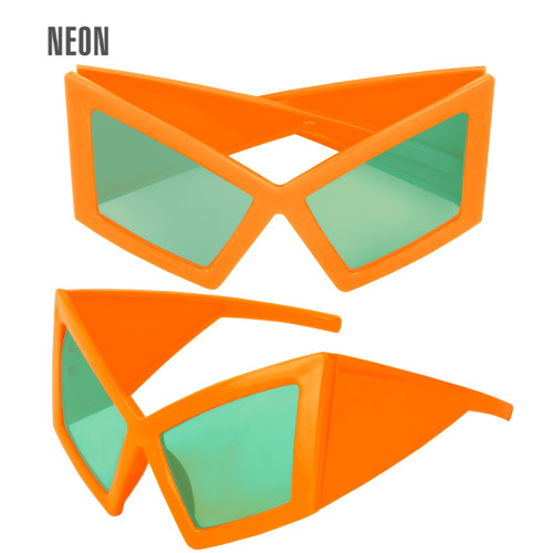 LUNETTES SUPER FLUORESCENTES ORANGE