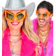 LUNETTES SUPER FLUORESCENTES ORANGE