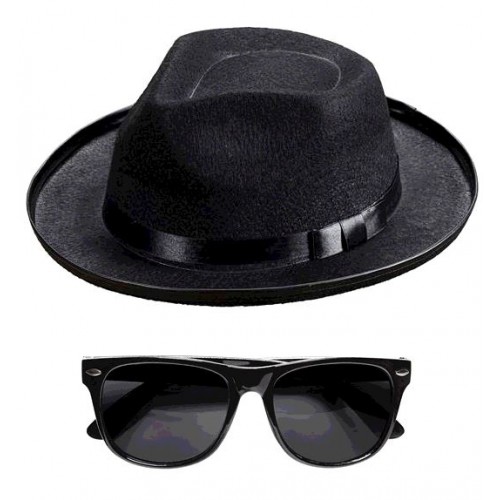 CHAPEAU LUNETTE BLUES MAN