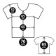 CHEMISE DISCO DIAMOND ARGENT XXL