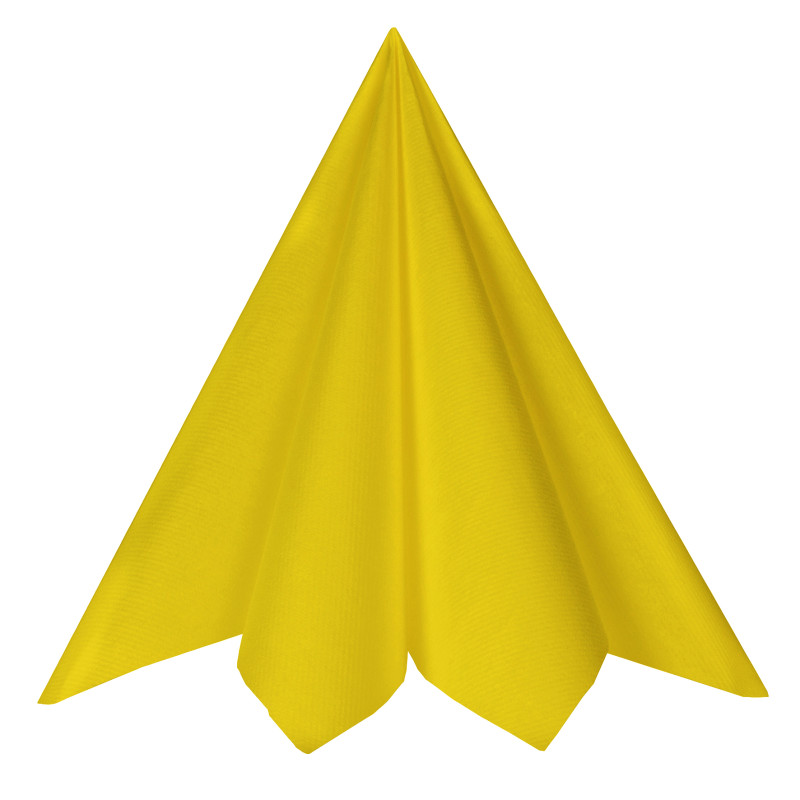20 SERVIETTES RAINBOW JAUNE