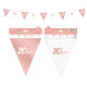 GUIRL FANION 20 ANS METAL ROSE