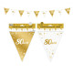 GUIRL FANION 80 ANS METAL OR