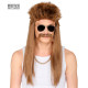 PERRUQUE + MOUSTACHE RUSTRE