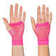 PAIRE GANTS POIGNET MESH ROSE