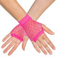 PAIRE GANTS POIGNET MESH ROSE