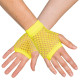 PAIRE GANTS POIGNET MESH JAUNE