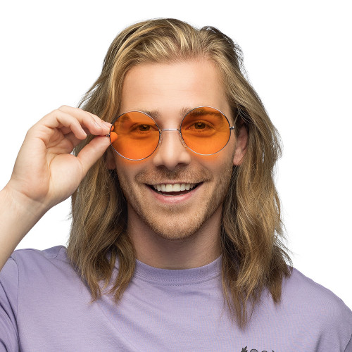 LUNETTES PARTY HIPPIE XL ORANGE