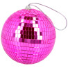 BOULE DISCO ROSE (Ø 15 CM)