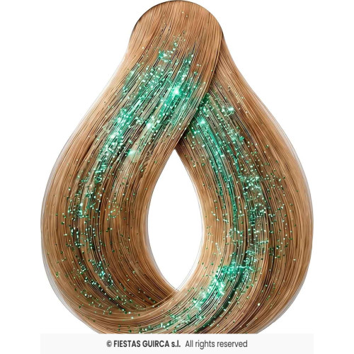 LAQUE CHEVEUX SCINTILLANT VERT
