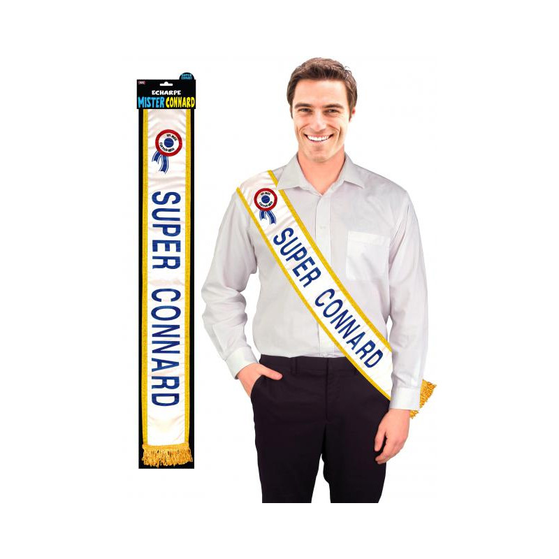 ECHARPE SUPER CONNARD BLEUE