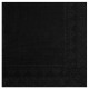 25 SERVIETTES  33X33 2 PLIS NOIR