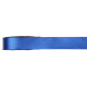 SATIN 25M/15MM DOUB.FACE BLEU
