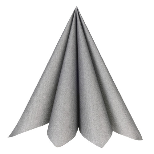 25 SERVIETTES RAINBOW ARGENT