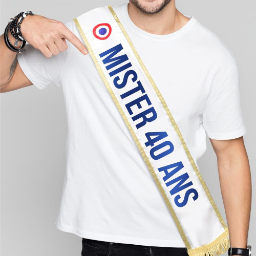 ECHARPE MISTER 40 ANS