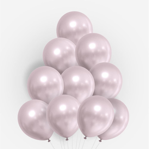 10 BALLONS NACRE