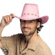 CHAPEAU COWBOY SAVANNE ROSE