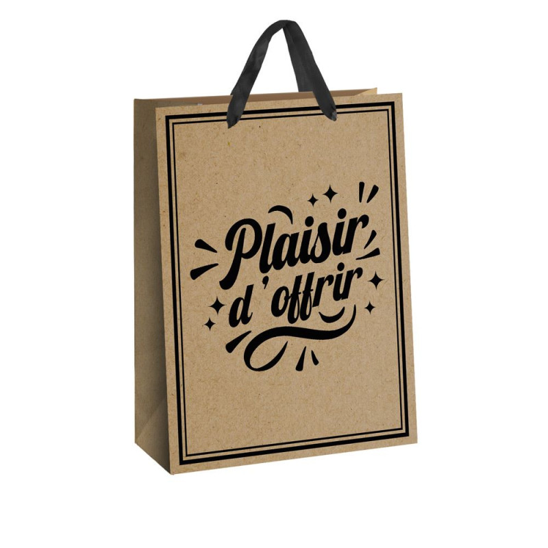 POCHETTE CADEAU ANNIV KRAFT MM