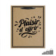 POCHETTE CADEAU ANNIV KRAFT MM